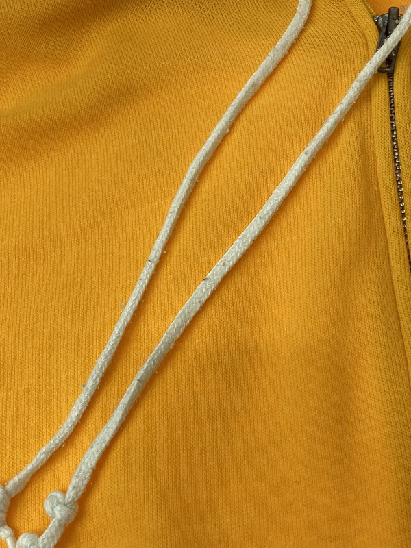 【中古品】【メンズ】 HANES ヘインズ 80'S SOLID ZIP UP HOODIE 80年代 ソリッド ジップアップ フーディー パーカー USA製 146-251027-na-04-tag サイズ：L カラー：オレンジ 万代Net店