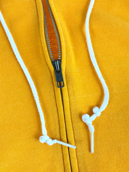 【中古品】【メンズ】 HANES ヘインズ 80'S SOLID ZIP UP HOODIE 80年代 ソリッド ジップアップ フーディー パーカー USA製 146-251027-na-04-tag サイズ：L カラー：オレンジ 万代Net店