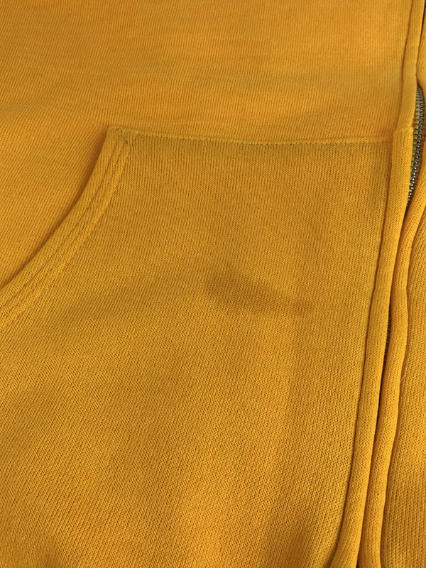 【中古品】【メンズ】 HANES ヘインズ 80'S SOLID ZIP UP HOODIE 80年代 ソリッド ジップアップ フーディー パーカー USA製 146-251027-na-04-tag サイズ：L カラー：オレンジ 万代Net店