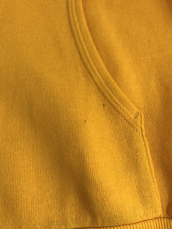 【中古品】【メンズ】 HANES ヘインズ 80'S SOLID ZIP UP HOODIE 80年代 ソリッド ジップアップ フーディー パーカー USA製 146-251027-na-04-tag サイズ：L カラー：オレンジ 万代Net店