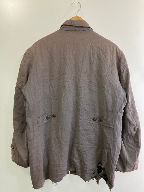 【現状渡し品】【メンズ】  PENNY'S ぺニーズ 50S RAYON GABERDINE ZIP-UP JACKET レイヨンギャバジンジップアップ ジャケット 146-241225-ks-15-min サイズ：44 カラー：ラベンダー系 万代Net店