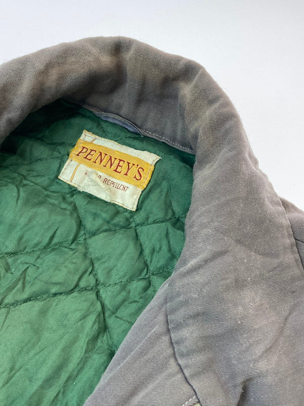 【現状渡し品】【メンズ】  PENNY'S ぺニーズ 50S RAYON GABERDINE ZIP-UP JACKET レイヨンギャバジンジップアップ ジャケット 146-241225-ks-15-min サイズ：44 カラー：ラベンダー系 万代Net店