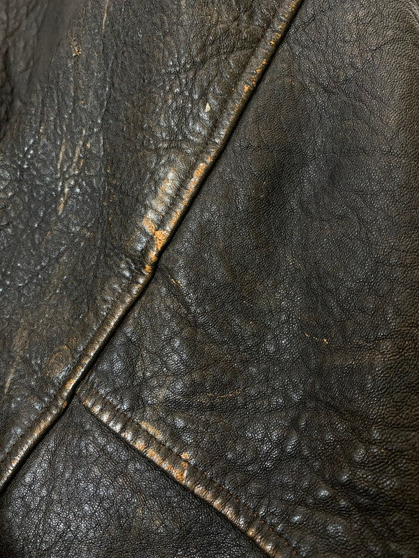 【現状渡し品】【メンズ】 AVIREX アヴィレックス AVIREX SPEC.7823 G-1 LEATHER FLIGHT JACKET レザーフライトジャケット 145-251220-zi-17-min サイズ：XXL カラー：ブラウン 万代Net店