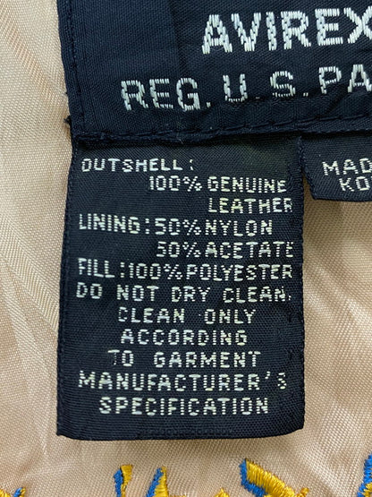 【現状渡し品】【メンズ】 AVIREX アヴィレックス AVIREX SPEC.7823 G-1 LEATHER FLIGHT JACKET レザーフライトジャケット 145-251220-zi-17-min サイズ：XXL カラー：ブラウン 万代Net店