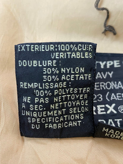 【現状渡し品】【メンズ】 AVIREX アヴィレックス AVIREX SPEC.7823 G-1 LEATHER FLIGHT JACKET レザーフライトジャケット 145-251220-zi-17-min サイズ：XXL カラー：ブラウン 万代Net店