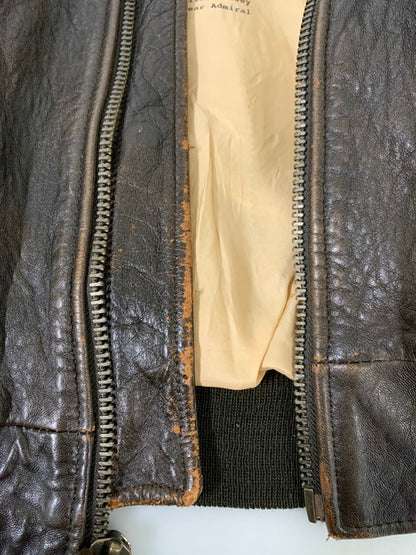 【中古品】【メンズ】 AVIREX アヴィレックス G-1 LEATHER FLIGHT JACKET SPEC.7823 G－1レザー フライトジャケット アウター 145-241226-jt-16-min サイズ：XXL カラー：ブラウン系 万代Net店