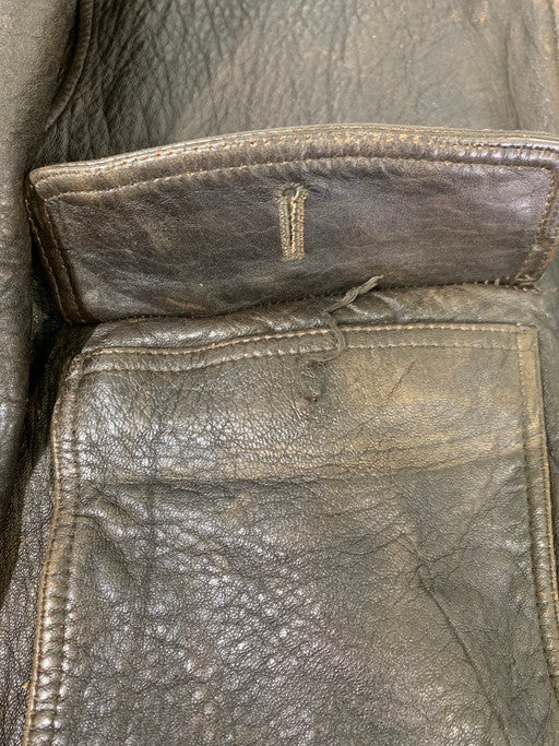 【中古品】【メンズ】 AVIREX アヴィレックス G-1 LEATHER FLIGHT JACKET SPEC.7823 G－1レザー フライトジャケット アウター 145-241226-jt-16-min サイズ：XXL カラー：ブラウン系 万代Net店