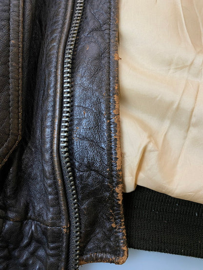【現状渡し品】【メンズ】 AVIREX アヴィレックス AVIREX SPEC.7823 G-1 LEATHER FLIGHT JACKET レザーフライトジャケット 145-251220-zi-17-min サイズ：XXL カラー：ブラウン 万代Net店