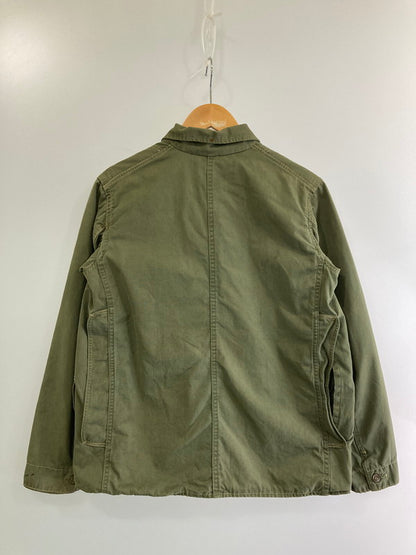 【現状渡し品】【メンズ】 L.L.Bean エルエルビーン 黒タグ 30-40S COTTON POPLIN HUNTING JACKET ハンティングジャケット 144-241225-ks-03-min サイズ：不明 カラー：カーキ 万代Net店