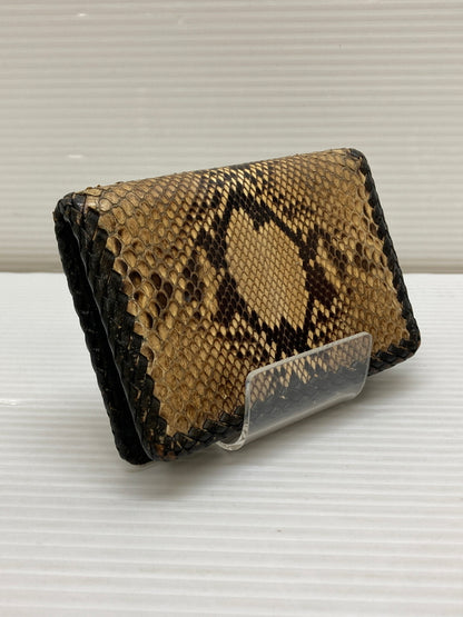 【中古品】【メンズ】 SAAD レザー カードケース レプタイル柄 名刺入れ 小物 201-260115-em-23-min カラー：ブラウン系 万代Net店