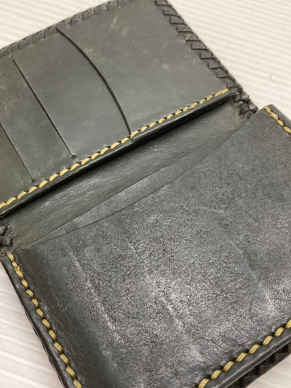 【中古品】【メンズ】 SAAD レザー カードケース レプタイル柄 名刺入れ 小物 201-260115-em-23-min カラー：ブラウン系 万代Net店