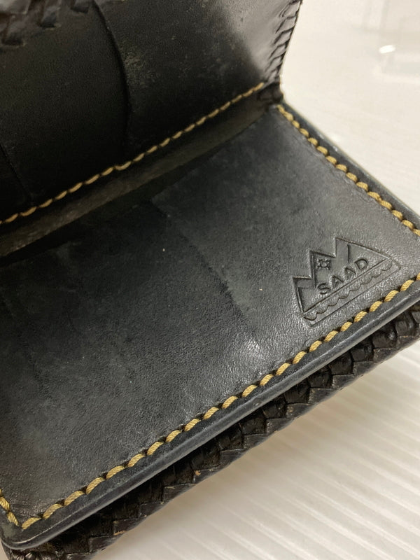 【中古品】【メンズ】 SAAD レザー カードケース レプタイル柄 名刺入れ 小物 201-260115-em-23-min カラー：ブラウン系 万代Net店