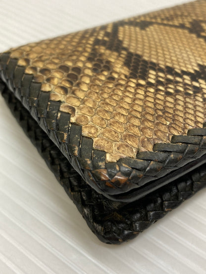 【中古品】【メンズ】 SAAD レザー カードケース レプタイル柄 名刺入れ 小物 201-260115-em-23-min カラー：ブラウン系 万代Net店