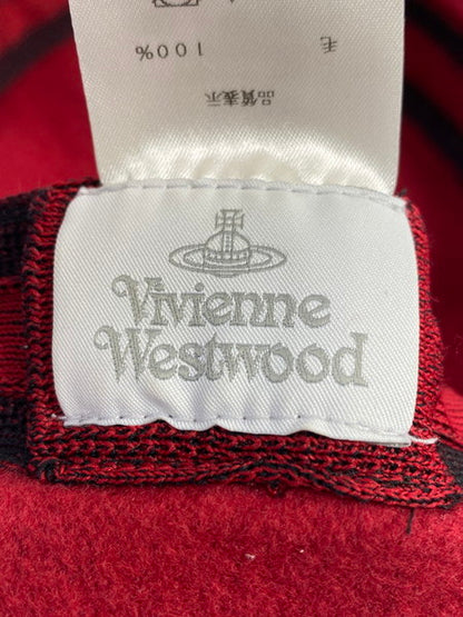 【中古品】【メンズ/レディース】 Vivienne Westwood ヴィヴィアンウエストウッド ORB WOOL BERET ウール ベレー帽 帽子 185-241226-me-12-min サイズ：S-M カラー：レッド 赤 万代Net店