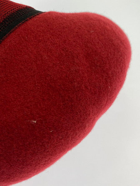 【中古品】【メンズ/レディース】 Vivienne Westwood ヴィヴィアンウエストウッド ORB WOOL BERET ウール ベレー帽 帽子 185-241226-me-12-min サイズ：S-M カラー：レッド 赤 万代Net店