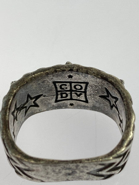 【中古品】【メンズ】 Cody Sanderson コディサンダーソン WAVE GEAR 3 STARS RING ウェーブギアスリースターリング 指輪 192-241226-me-15-min サイズ：日本サイズ実寸約15号 カラー：シルバー 万代Net店