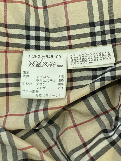 【中古品】【メンズ】 BURBERRY BLUE LABEL バーバリーブルーレーベル FCF25-545-09 ダウンジャケット アウター 141-241228-AS-31-min サイズ：38 カラー：ブラック 万代Net店