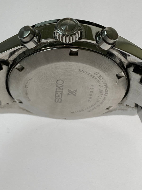 【中古品】【メンズ】 SEIKO セイコー V192-0AF0 プロスペックス スピードタイマー クロノグラフ ウォッチ 腕時計 197-250101-AB-2-min カラー：チャコール/ブラック/シルバー系 万代Net店