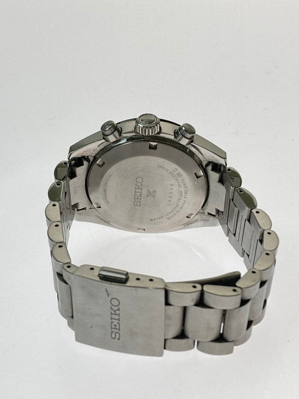 【中古品】【メンズ】 SEIKO セイコー V192-0AF0 プロスペックス スピードタイマー クロノグラフ ウォッチ 腕時計 197-250101-AB-2-min カラー：チャコール/ブラック/シルバー系 万代Net店