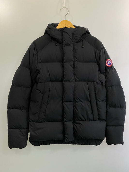 【中古品】【メンズ】  CANADA GOOSE カナダグース 5076M ARMSTRONG HOODY アームストロング フーディ ダウンジャケット 141-250101-cn-14-min サイズ：M カラー：ブラック 万代Net店