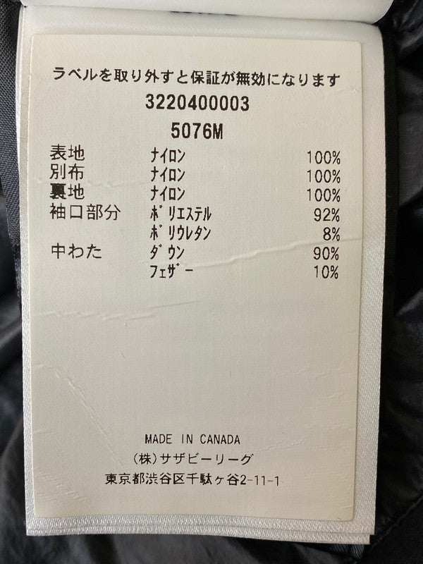 【中古品】【メンズ】  CANADA GOOSE カナダグース 5076M ARMSTRONG HOODY アームストロング フーディ ダウンジャケット 141-250101-cn-14-min サイズ：M カラー：ブラック 万代Net店