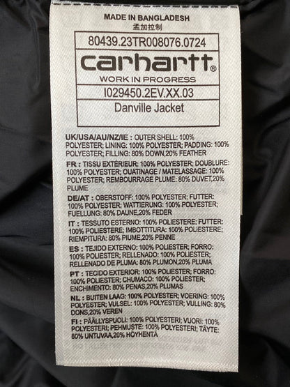 【中古品】【メンズ】 Carhartt カーハート WIP ダブリューアイピー DANVILLE JACKET ダンビル ジャケット ダウンジャケット アウター 142-250101-cn-18-min サイズ：M カラー：ブラウン 万代Net店