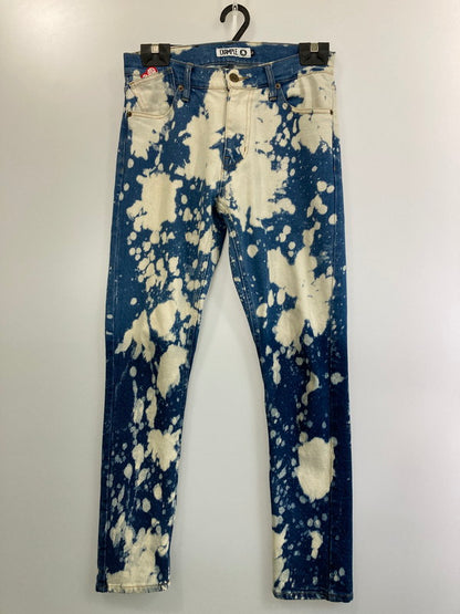 【中古品】【メンズ】 EXAMPLE エグザンプル ブリーチ加工 DENIM PANTS デニムパンツ ボトムス ズボン 153-250106-me-26-min サイズ：M カラー：インディゴ 万代Net店