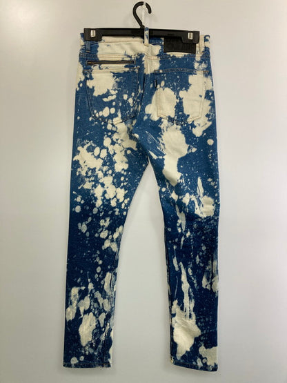 【中古品】【メンズ】 EXAMPLE エグザンプル ブリーチ加工 DENIM PANTS デニムパンツ ボトムス ズボン 153-250106-me-26-min サイズ：M カラー：インディゴ 万代Net店