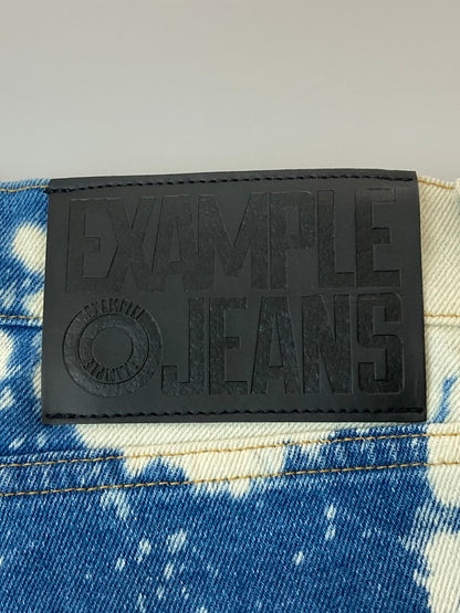 【中古品】【メンズ】 EXAMPLE エグザンプル ブリーチ加工 DENIM PANTS デニムパンツ ボトムス ズボン 153-250106-me-26-min サイズ：M カラー：インディゴ 万代Net店