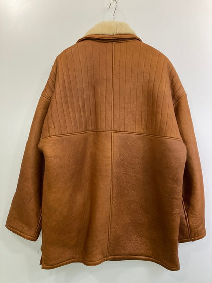 【中古品】【メンズ】  ORIGINAL SHEARLING オリジナルシアリング MOUTON COAT ムートンコート ジャケット アウター 146-250106-me-24-min サイズ：L カラー：キャメル 万代Net店