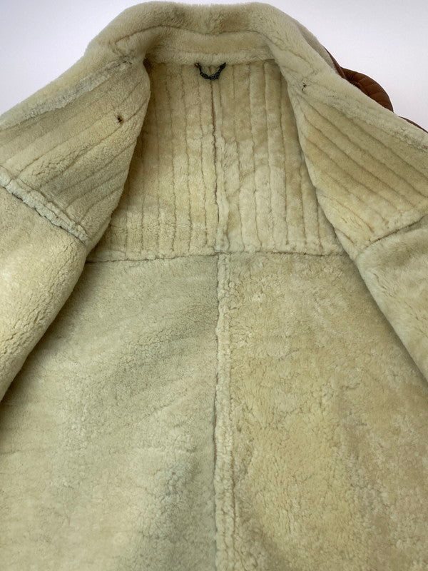 【中古品】【メンズ】  ORIGINAL SHEARLING オリジナルシアリング MOUTON COAT ムートンコート ジャケット アウター 146-250106-me-24-min サイズ：L カラー：キャメル 万代Net店