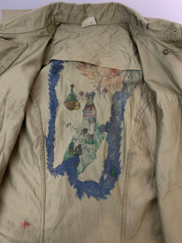 【中古品】【メンズ】 EURO MILITARY LS WORK SHIRT ユーロ ミリタリー 長袖 ワーク シャツ メンズ トップス 146-260510-em-26-min カラー：カーキ 万代Net店