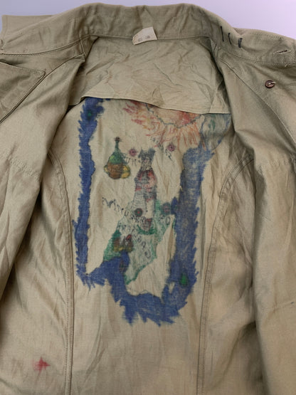 【中古品】【メンズ】 EURO MILITARY LS WORK SHIRT ユーロ ミリタリー 長袖 ワーク シャツ メンズ トップス 146-260510-em-26-min カラー：カーキ 万代Net店