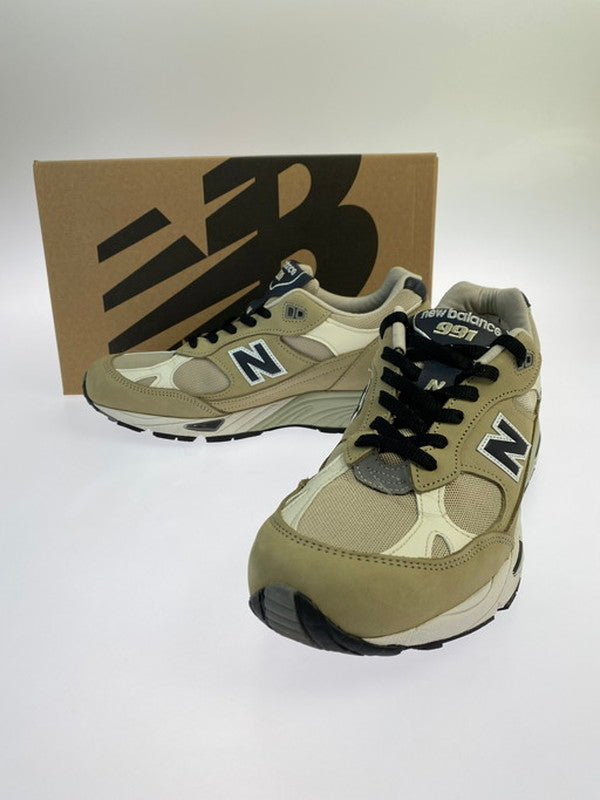 【中古品】【メンズ】 NEW BALANCE ニューバランス M991BTN SNEAKER スニーカー シューズ 靴 162-250102-AB-6-min サイズ：USA 10 1/2 カラー：ライトブラウン/ホワイト/ブラック/ライトカーキ系 万代Net店