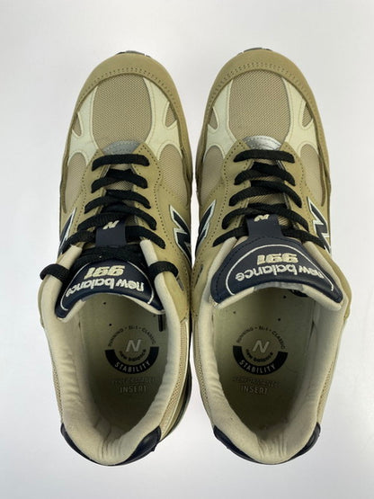 【中古品】【メンズ】 NEW BALANCE ニューバランス M991BTN SNEAKER スニーカー シューズ 靴 162-250102-AB-6-min サイズ：USA 10 1/2 カラー：ライトブラウン/ホワイト/ブラック/ライトカーキ系 万代Net店