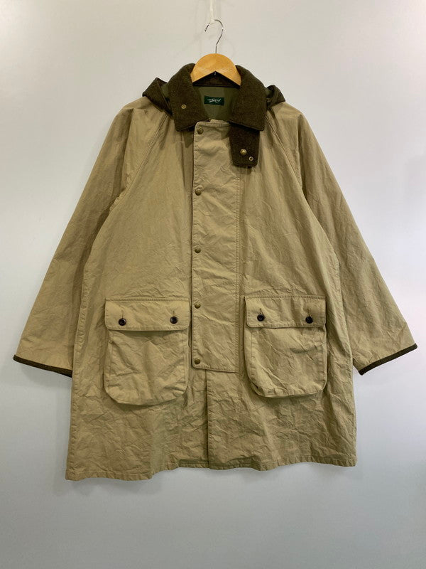 【中古美品】【メンズ】 TAKE & SONS テイク アンド サンズ 24306 MASTER OX HOODED COAT マスター オックス フーデッド コート アウター ウォッシュ加工 145-250101-cn-24-min サイズ：3 カラー：ベージュ/カーキ系 万代Net店