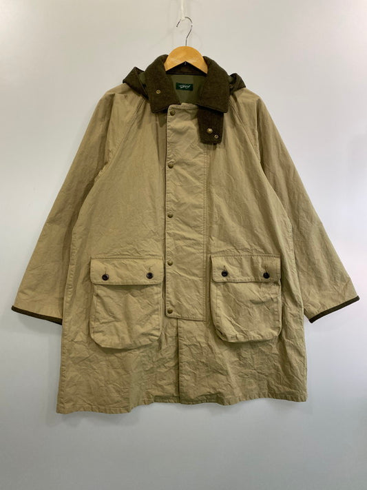 【中古美品】【メンズ】 TAKE & SONS テイク アンド サンズ 24306 MASTER OX HOODED COAT マスター オックス フーデッド コート アウター ウォッシュ加工 145-250101-cn-24-min サイズ：3 カラー：ベージュ/カーキ系 万代Net店