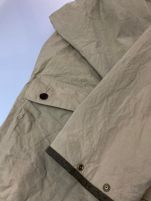 【中古美品】【メンズ】 TAKE & SONS テイク アンド サンズ 24306 MASTER OX HOODED COAT マスター オックス フーデッド コート アウター ウォッシュ加工 145-250101-cn-24-min サイズ：3 カラー：ベージュ/カーキ系 万代Net店