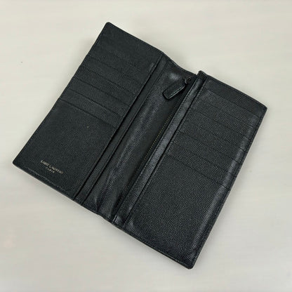 【現状渡し品】【メンズ】 SAINT LAURENT サンローラン 529981 カサンドラ ロングウォレット 長財布 181-250105-AS-11-min カラー：ブラック 万代Net店