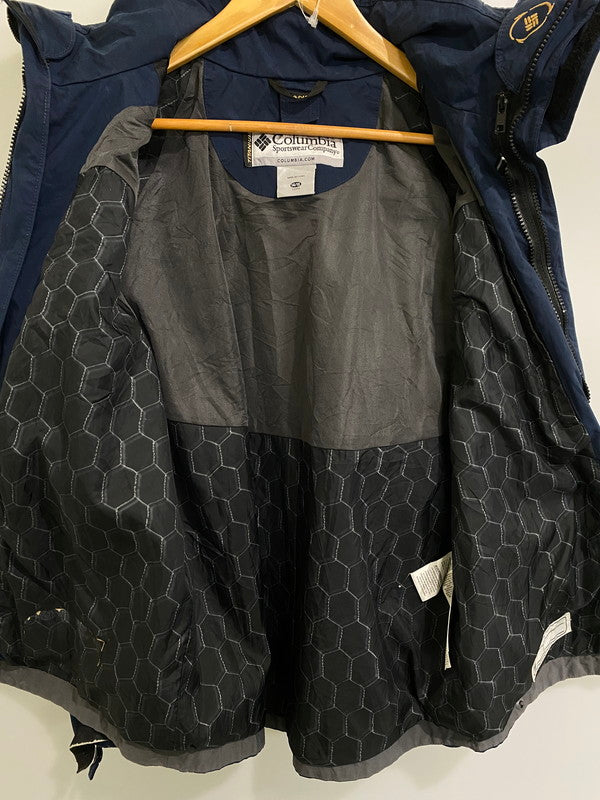 【中古品】【メンズ】 Columbia コロンビア SB7467 TITANIUM MOUNTAIN PARKA タイタニウム マウンテンパーカー アウター 144-250106-me-02-min サイズ：14/16 カラー：ネイビー/グレー系 万代Net店