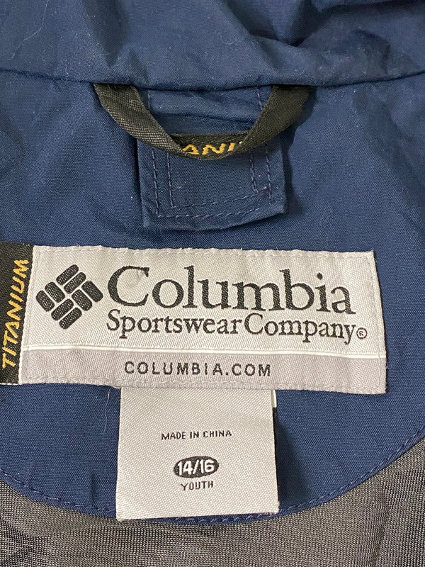 【中古品】【メンズ】 Columbia コロンビア SB7467 TITANIUM MOUNTAIN PARKA タイタニウム マウンテンパーカー アウター 144-250106-me-02-min サイズ：14/16 カラー：ネイビー/グレー系 万代Net店