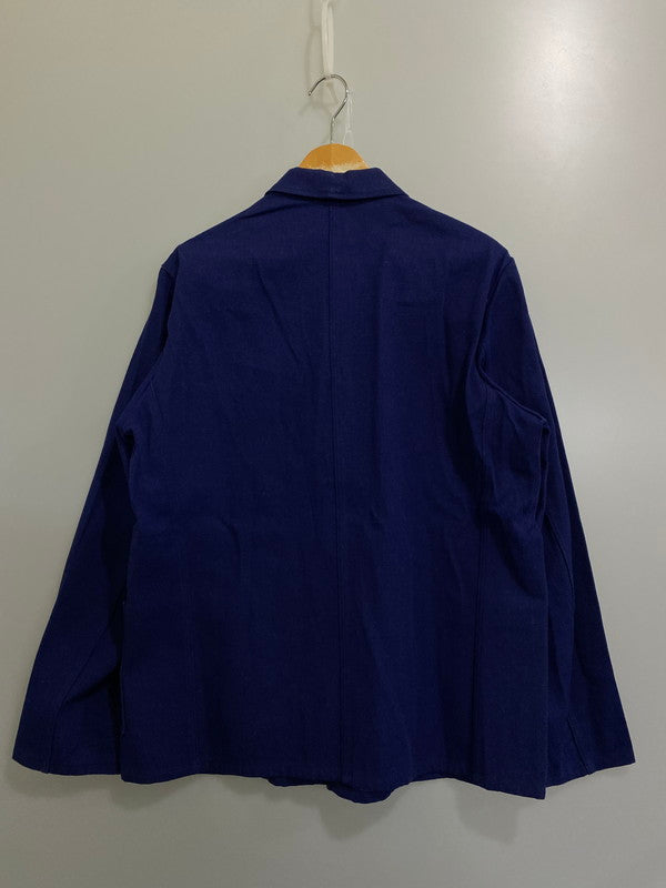 【中古品】【メンズ】  USED EURO WORK JACKET ワークジャケット アウター 146-250106-me-01-min サイズ：48 カラー：ネイビー系 万代Net店