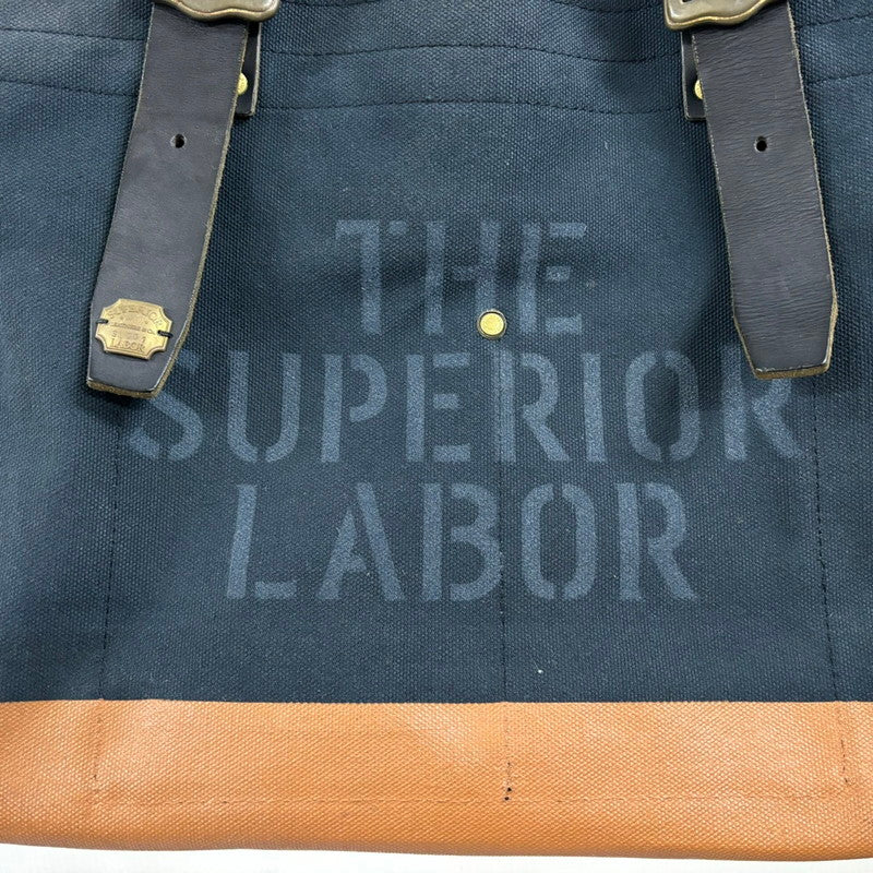 【中古品】【メンズ/レディース】  SUPERIOR LABOR シュペリオールレイバー ENGINEER TOTE BAG トートバッグ 鞄 188-250105-AS-4-min カラー：ネイビー 万代Net店