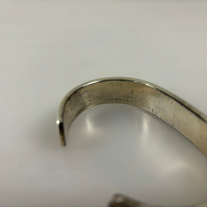 【中古品】【メンズ】  VINTAGE NAVAJO GUILD ヴィンテージナバホギルド C.1940～ STAMPED HEAVY INGOT SILVER CUFF BRACELET アクセサリー ブレスレット バングル 191-250105-AS-14-min カラー：シルバー 万代Net店