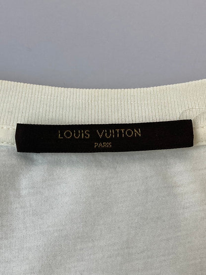 【現状渡し品】【メンズ】 LOUIS VUITTON ルイ・ヴィトン RM141M H5JR14JEZ 14SS HOTDOG PRINT TEE 半袖Tシャツ 141-250105-AS-38-min サイズ：XS カラー：ホワイト 万代Net店