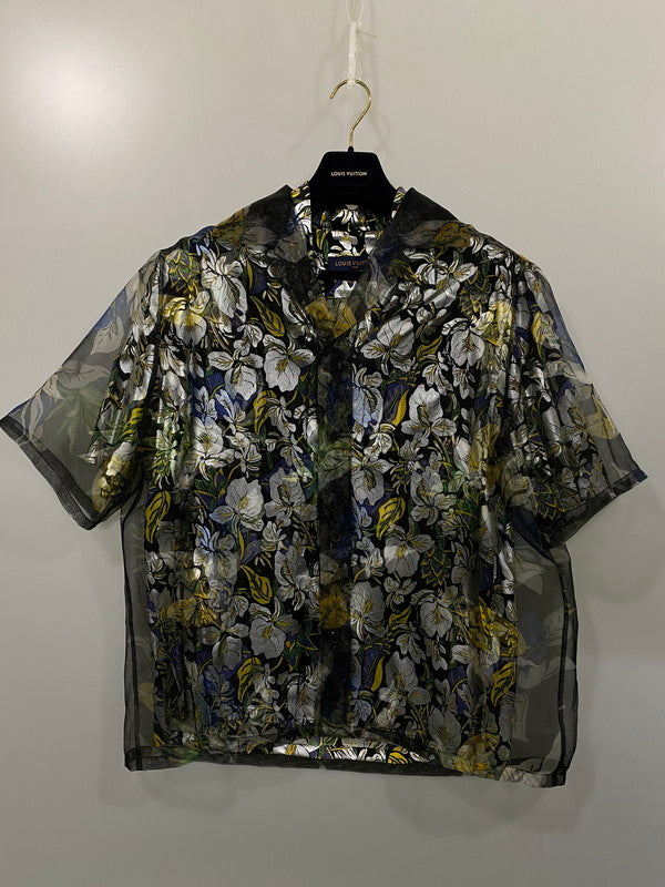 【中古品】【メンズ】 LOUIS VUITTON ルイ・ヴィトン GFI HES62W LAYERED FLOWER PRINT SHIRT 半袖シャツ 141-250105-AS-25-min サイズ：XL カラー：マルチカラー 万代Net店