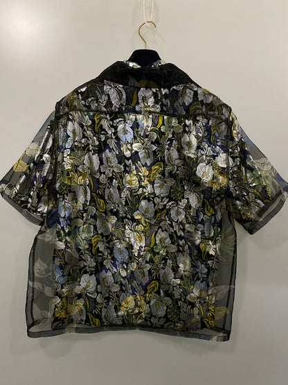 【中古品】【メンズ】 LOUIS VUITTON ルイ・ヴィトン GFI HES62W LAYERED FLOWER PRINT SHIRT 半袖シャツ 141-250105-AS-25-min サイズ：XL カラー：マルチカラー 万代Net店