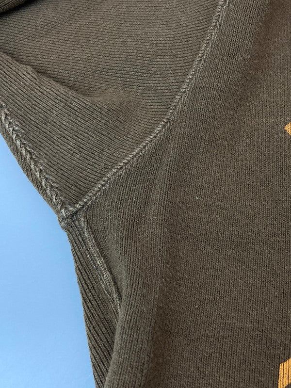 【中古品】【メンズ】 FREEWHEELERS フリーホイーラーズ POWER LUBE MOTOR OIL CREW NECK LONGSLEEVE SHIRTS クルーネックロングスリーブシャツ トップス 145-241230-ks-06-min サイズ：42 カラー：ブラウン 万代Net店