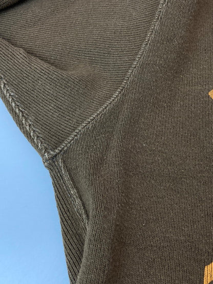 【中古品】【メンズ】 FREEWHEELERS フリーホイーラーズ POWER LUBE MOTOR OIL CREW NECK LONGSLEEVE SHIRTS クルーネックロングスリーブシャツ トップス 145-241230-ks-06-min サイズ：42 カラー：ブラウン 万代Net店