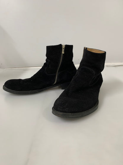 【中古品】【メンズ】 BEAUTY&YOUTH UNITED ARROWS ビューティアンドユースユナイテッドアローズ CM SUEDE ZIP BOOTS サイドジップ スウェードブーツ 165-250107-em-15-min サイズ：27.0cm US9 カラー：ブラック 万代Net店